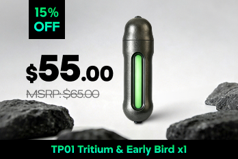 ORIONER TP01: Gr5 Titanium Capsule EDC Glow Pendant