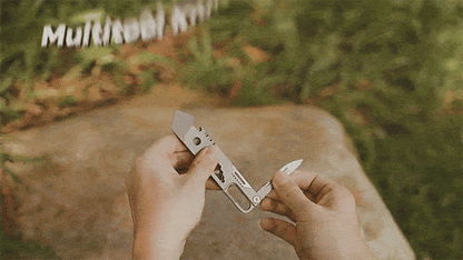 Titanium EDC 13-IN-1 Multi-Tool Pry Bar Hex Wrench Outdoor Tool