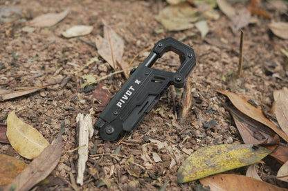 Illuminated 8-Tool Carabiner for Urban & Outdoor