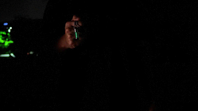 ORIONER TP01: Gr5 Titanium Capsule EDC Glow Pendant