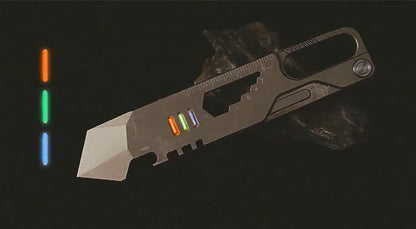 Titanium EDC 13-IN-1 Multi-Tool Pry Bar Hex Wrench Outdoor Tool
