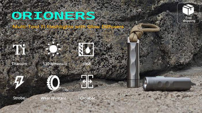 Multi-Tool EDC Ti Flashlights