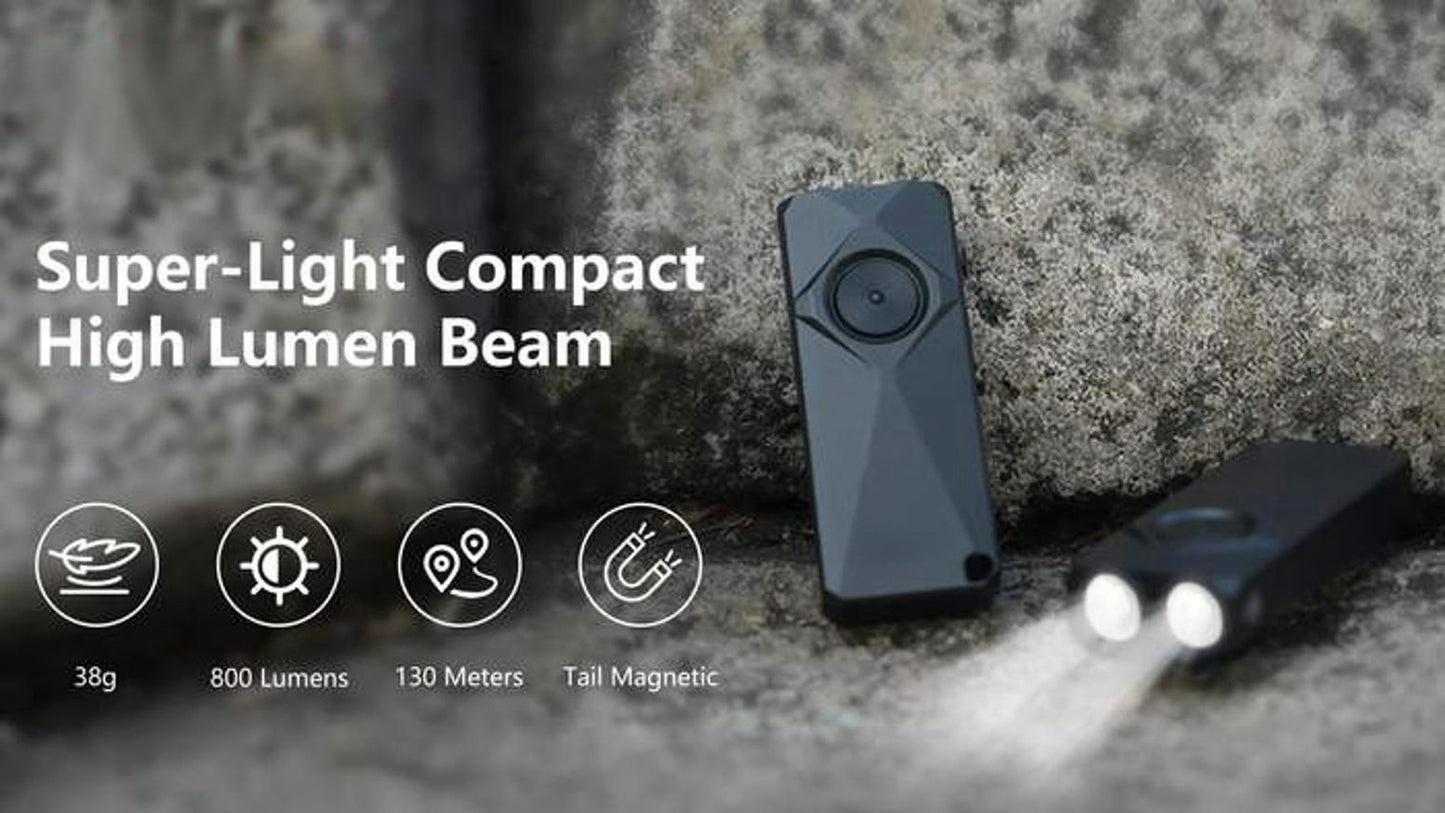 Lightweight, Compact, High-Lumen Beam Keychain Light