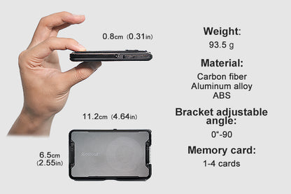 Carbon Fiber EDC Pop-Up Wallet